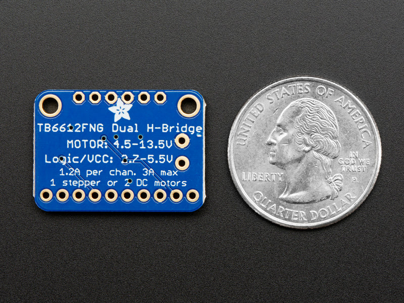 Adafruit TB6612 1.2A DC/Stepper Motor Driver Breakout Board