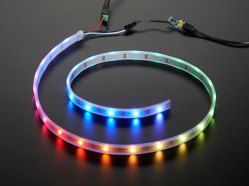 Adafruit NeoPixel LED Strip Starter Pack 30 LED meter White