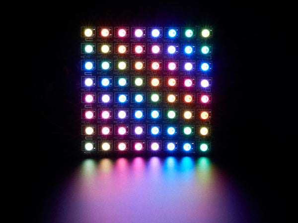 Flexible 8x8 NeoPixel RGB LED Matrix