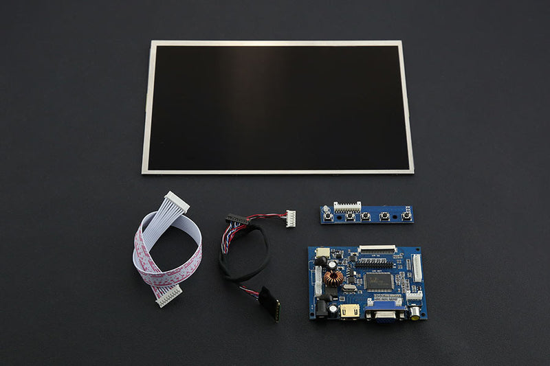 10.1" Diagonal - 1280x800 IPS HDMI/VGA/AV Display - Buy - Pakronics®- STEM Educational kit supplier Australia- coding - robotics