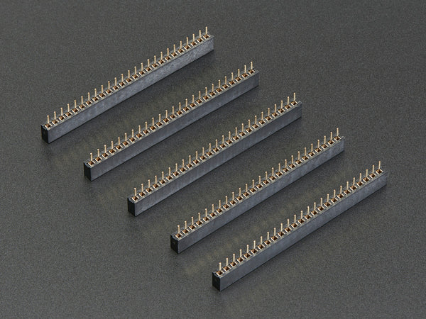 2mm Pitch 25-Pin Female Socket Headers - Pack of 5