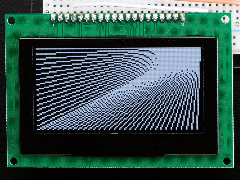 Monochrome 2.7\" 128x64 OLED Graphic Display Module Kit