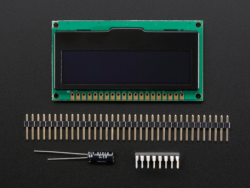 Monochrome 2.3\" 128x32 OLED Graphic Display Module Kit