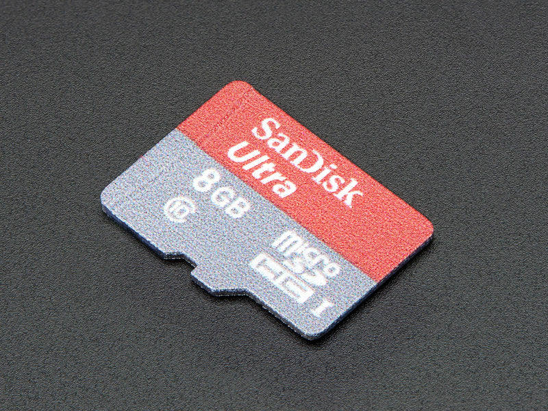 8GB Class 10 SD/MicroSD Memory Card - SD Adapter Included