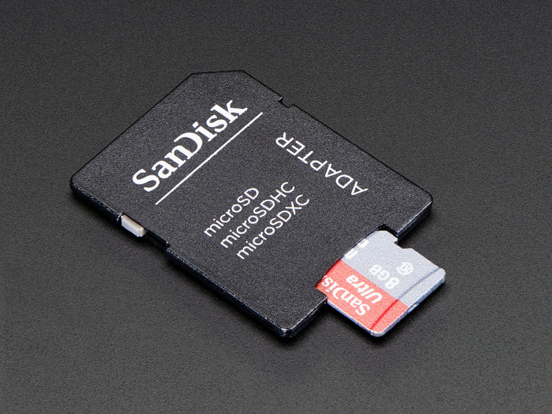 8GB Class 10 SD/MicroSD Memory Card - SD Adapter Included