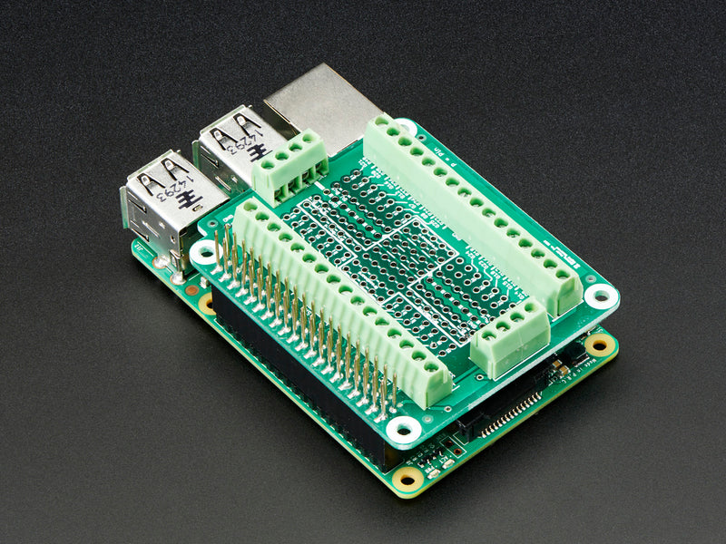 Pi-EzConnect Terminal Block Breakout HAT