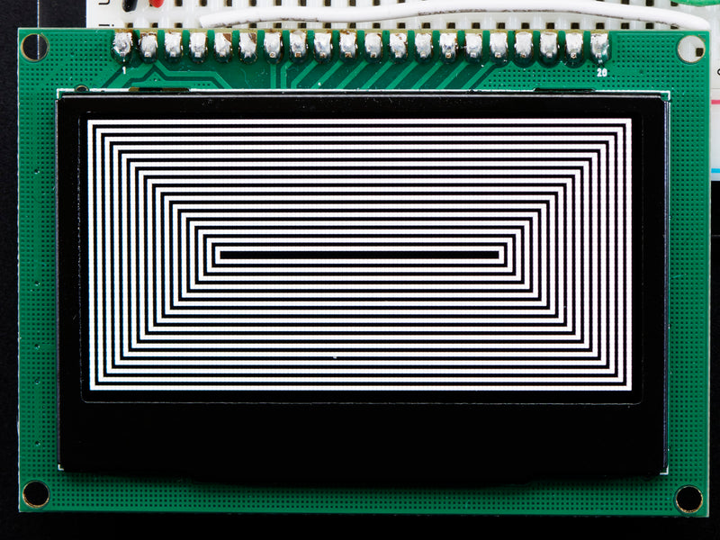 Monochrome 2.42\" 128x64 OLED Graphic Display Module Kit