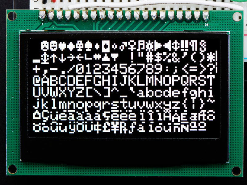 Monochrome 2.42\" 128x64 OLED Graphic Display Module Kit