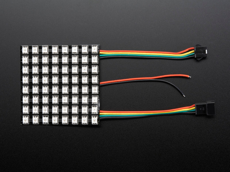 Flexible Adafruit DotStar Matrix 8x8 - 64 RGB LED Pixels