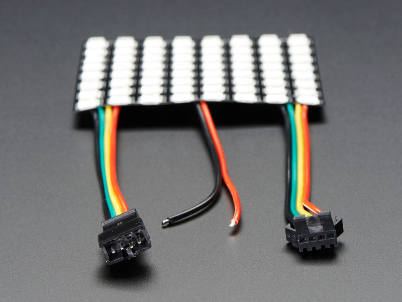 Flexible Adafruit DotStar Matrix 8x8 - 64 RGB LED Pixels