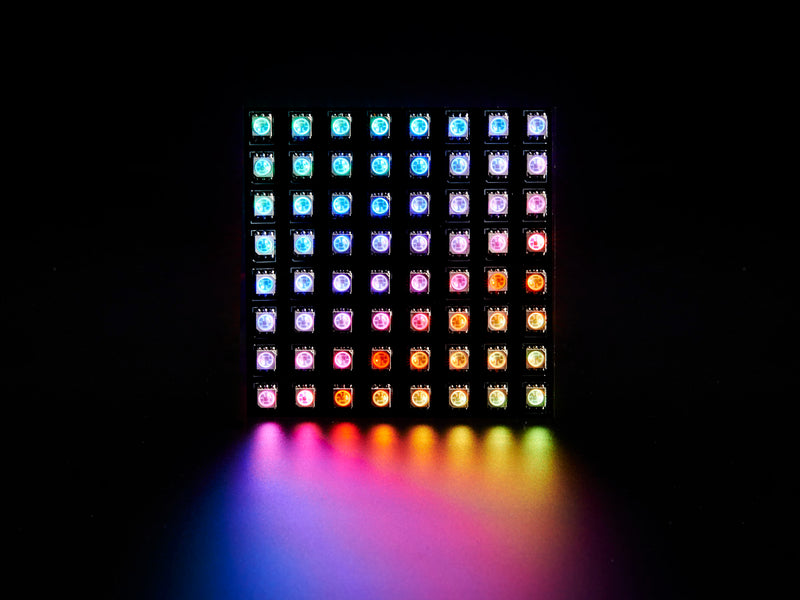 Flexible Adafruit DotStar Matrix 8x8 - 64 RGB LED Pixels