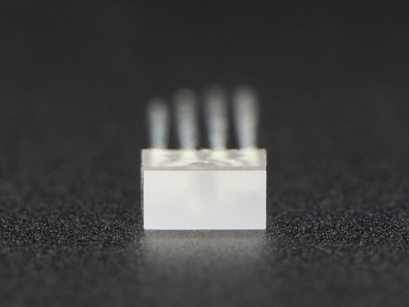 Diffused Rectangular 5mm RGB LEDs - Pack of 10
