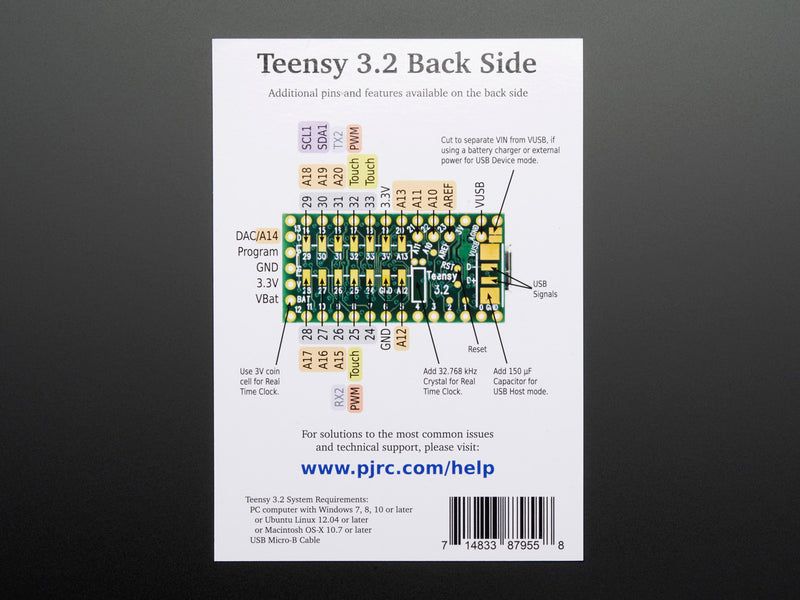 Teensy 3.2 + header