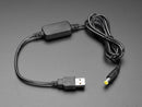 USB to 5.5mm / 2.1mm or 2.5mm DC Booster Cable - 12V Output