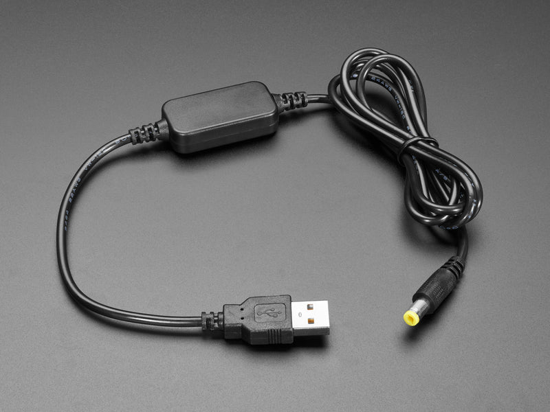 Buy USB to 5.5mm / 2.1mm or 2.5mm DC Booster Cable - 12V Output ADA2778  Adafruit