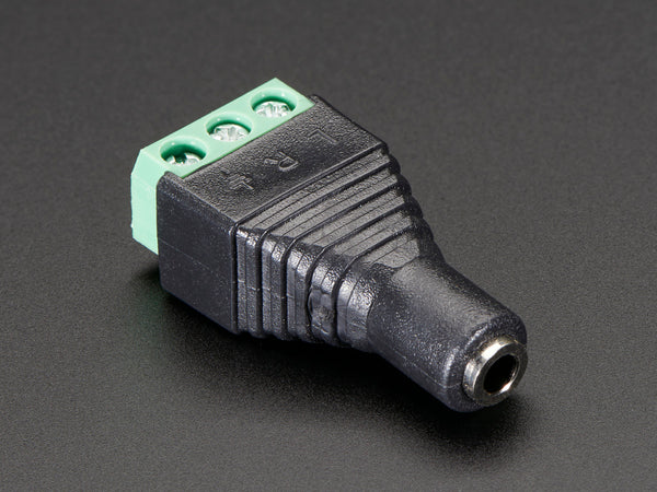 3.5mm (1/8\") Stereo Audio Jack Terminal Block