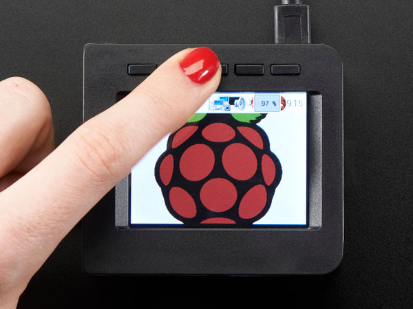 Faceplate and Buttons Pack for 2.4\" PiTFT HAT - Raspberry Pi A+
