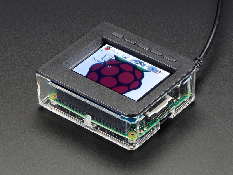 Faceplate and Buttons Pack for 2.4\" PiTFT HAT - Raspberry Pi A+