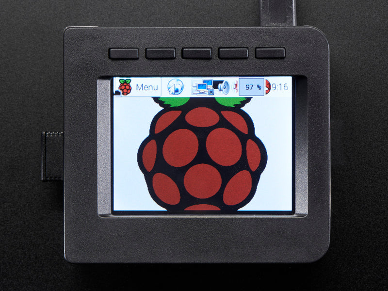 Faceplate and Buttons Pack for 2.4\" PiTFT HAT - Raspberry Pi A+