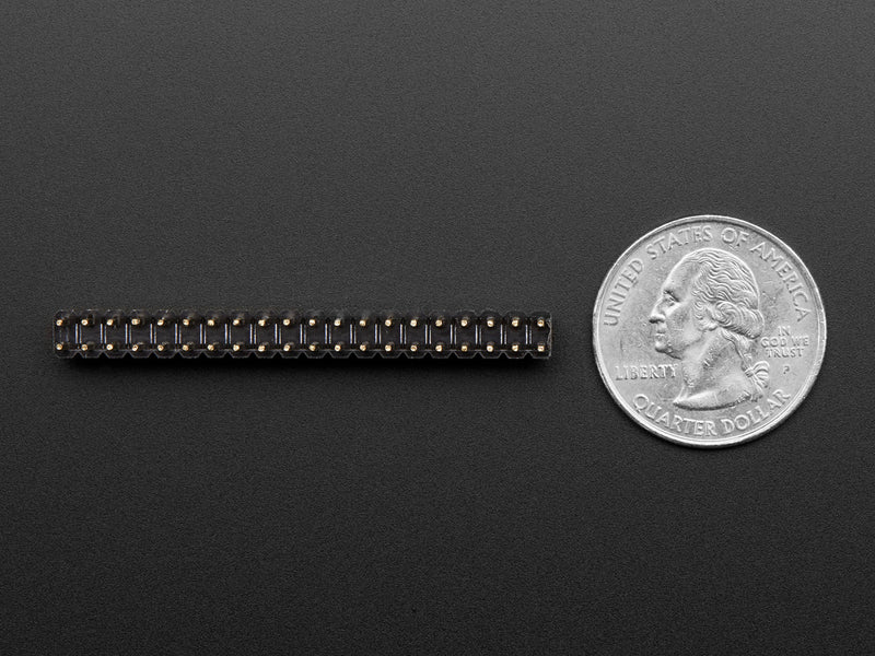 Break-away 0.1\" 2x20-pin Strip Dual Male Header