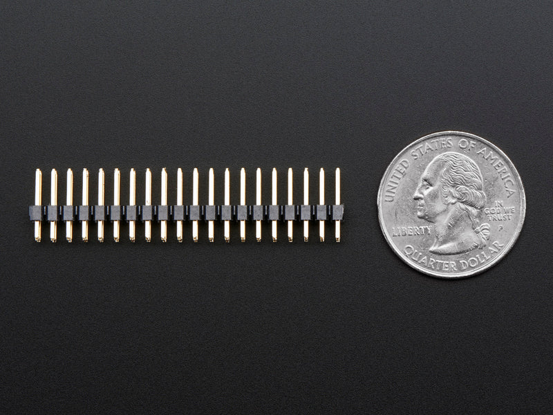 Break-away 0.1\" 2x20-pin Strip Dual Male Header