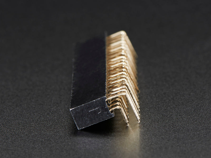 0.1\" 2x20-pin Strip Right Angle Female Header