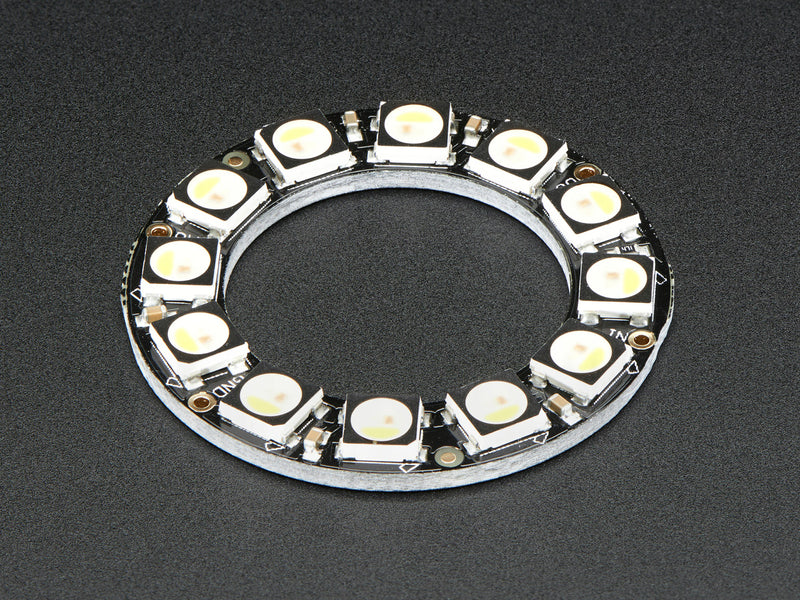NeoPixel Ring - 12 x 5050 RGBW LEDs w/ Integrated Drivers