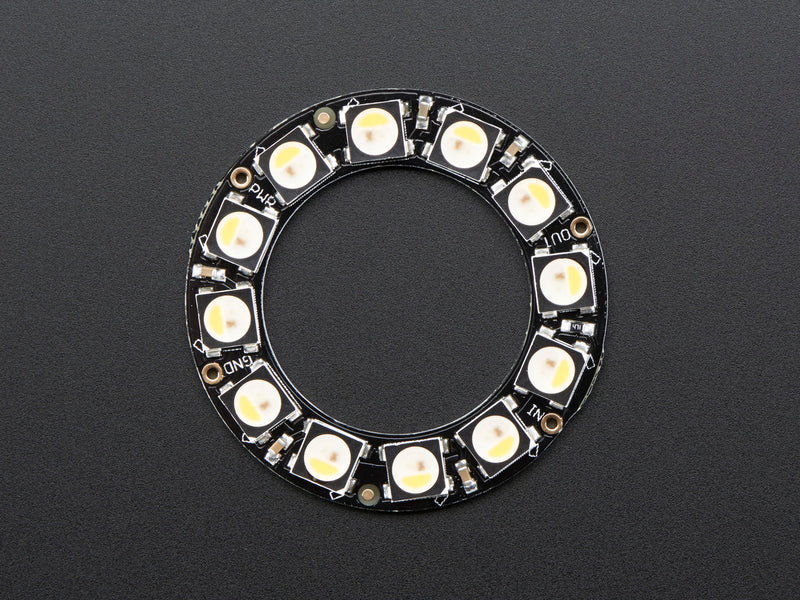 NeoPixel Ring - 12 x 5050 RGBW LEDs w/ Integrated Drivers