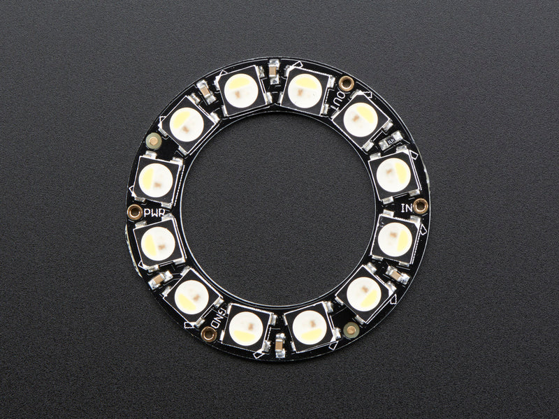 NeoPixel Ring - 12 x 5050 RGBW LEDs w/ Integrated Drivers