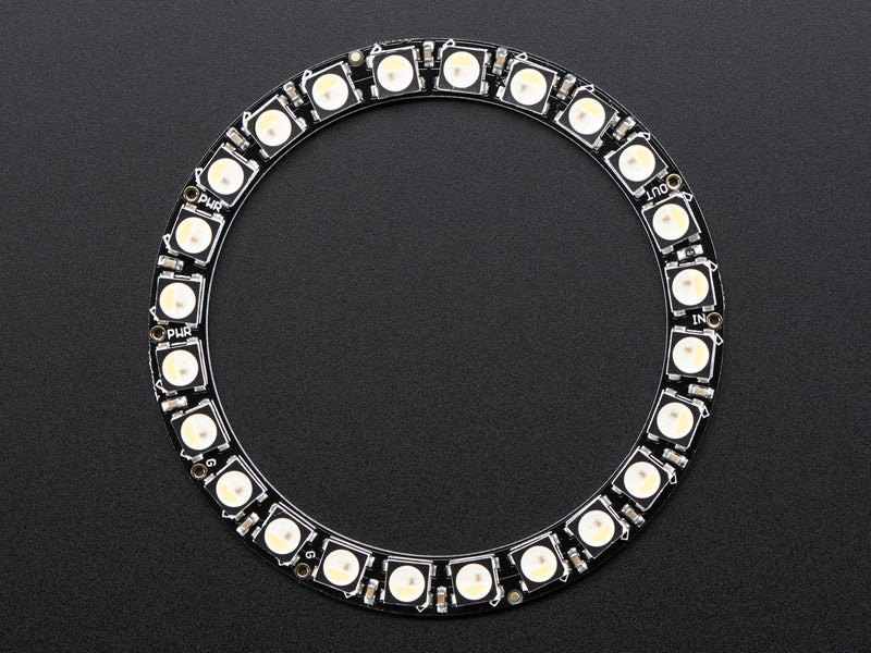 NeoPixel Ring - 24 x 5050 RGBW LEDs w/ Integrated Drivers