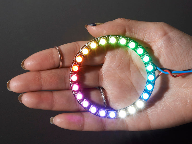 NeoPixel Ring - 24 x 5050 RGBW LEDs w/ Integrated Drivers