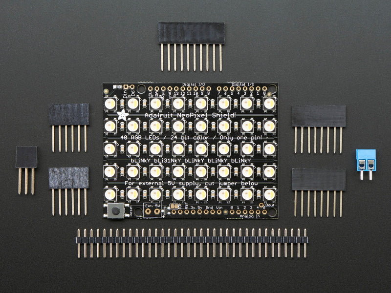 Adafruit NeoPixel Shield - 40 RGBW - Warm White