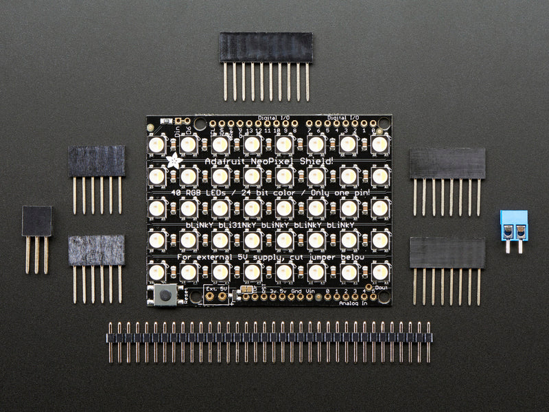 Adafruit NeoPixel Shield - 40 RGBW - Natural White
