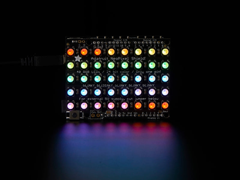 Adafruit NeoPixel Shield - 40 RGBW - Natural White