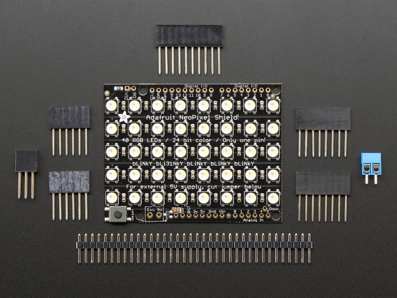 Adafruit NeoPixel Shield - 40 RGBW - Cool White