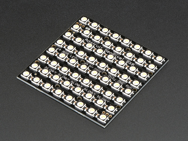 Adafruit NeoPixel NeoMatrix - 64 RGBW - Warm White