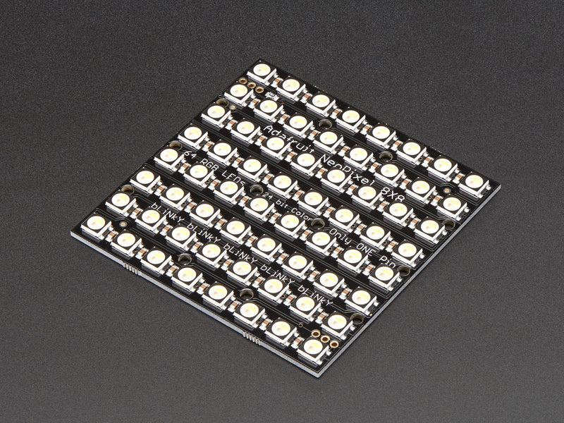 Adafruit NeoPixel NeoMatrix - 64 RGBW - Natural