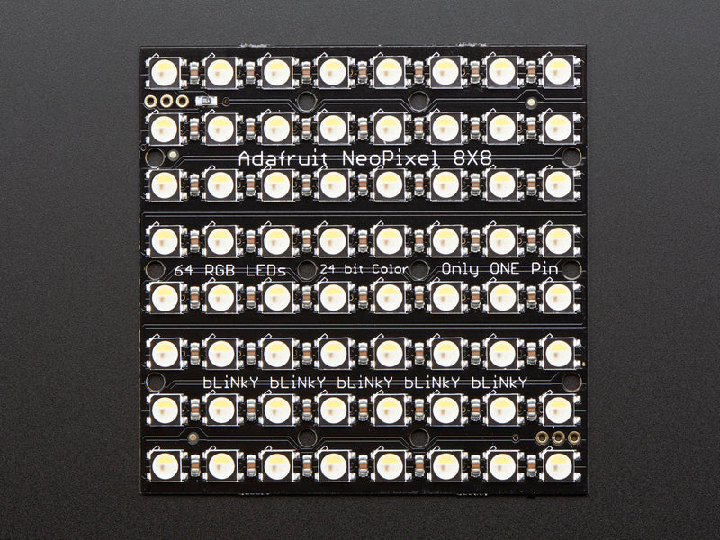 Adafruit NeoPixel NeoMatrix - 64 RGBW - Natural