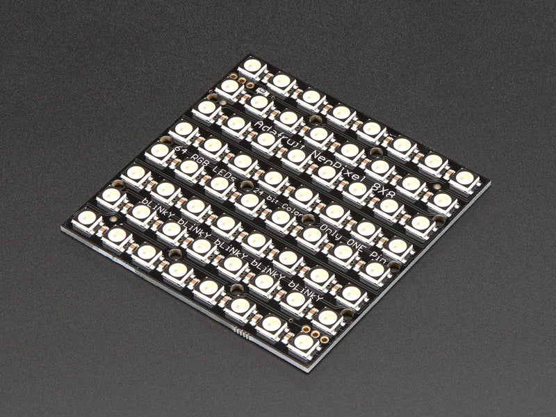 Adafruit NeoPixel NeoMatrix - 64 RGBW - Cool White