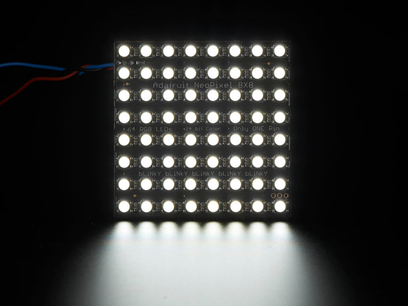 Adafruit NeoPixel NeoMatrix - 64 RGBW - Cool White