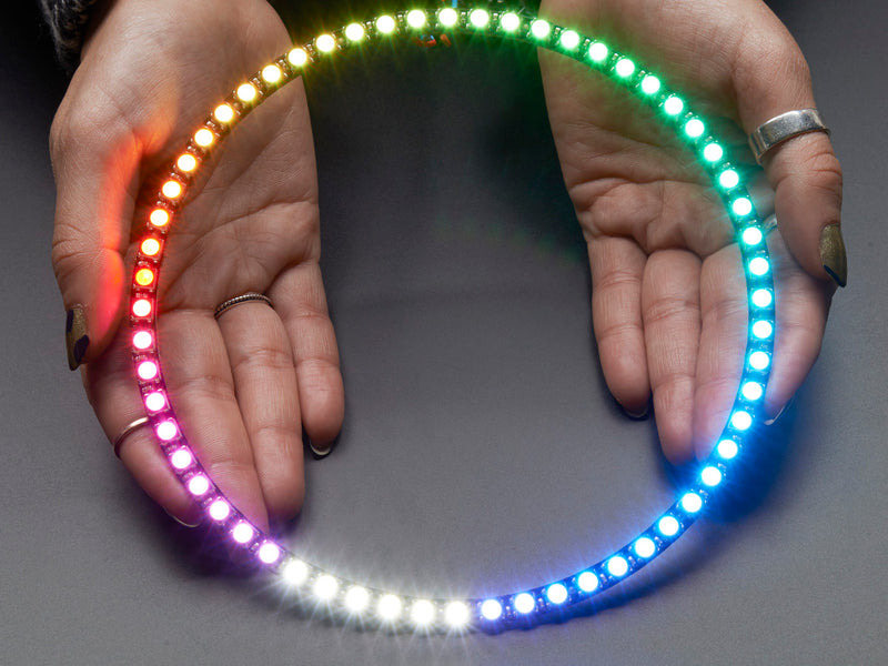 NeoPixel 1/4 60 Ring - 5050 RGBW LED w/ Integrated Drivers