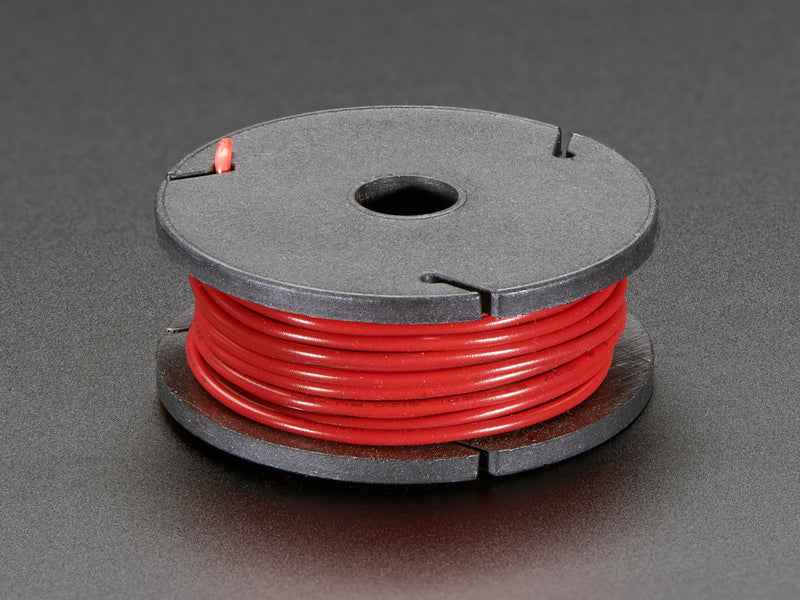 Buy Solid-Core Wire Spool - 25ft - 22AWG - Red ADA288 Adafruit