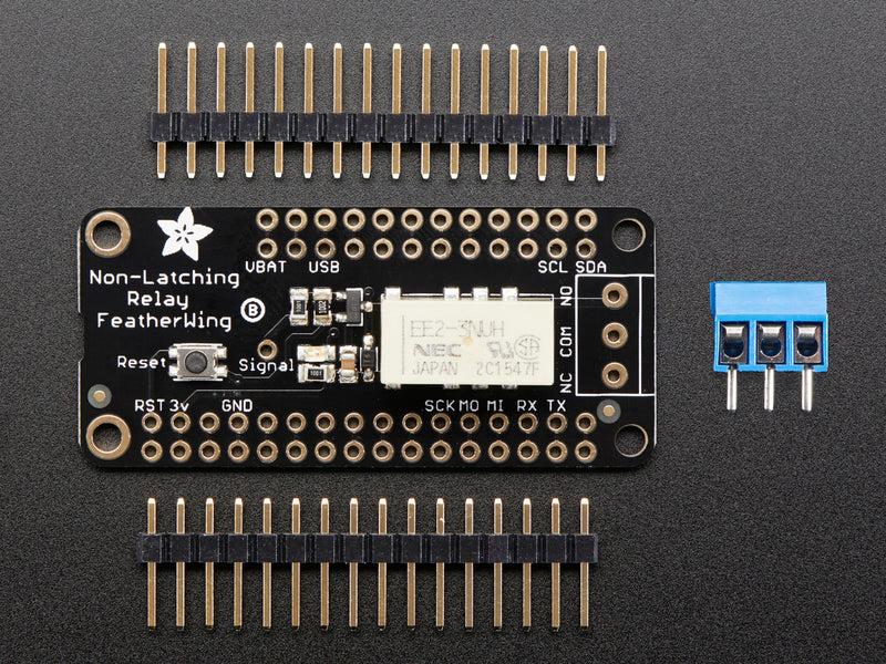 Adafruit Non-Latching Mini Relay FeatherWing