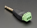 1/4\" (6.35mm) Stereo Plug Terminal Block
