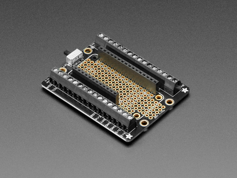 Assembled Terminal Block Breakout FeatherWing for all Feathers