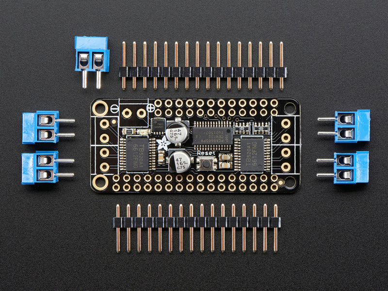 DC Motor + Stepper FeatherWing Add-on For All Feather Boards