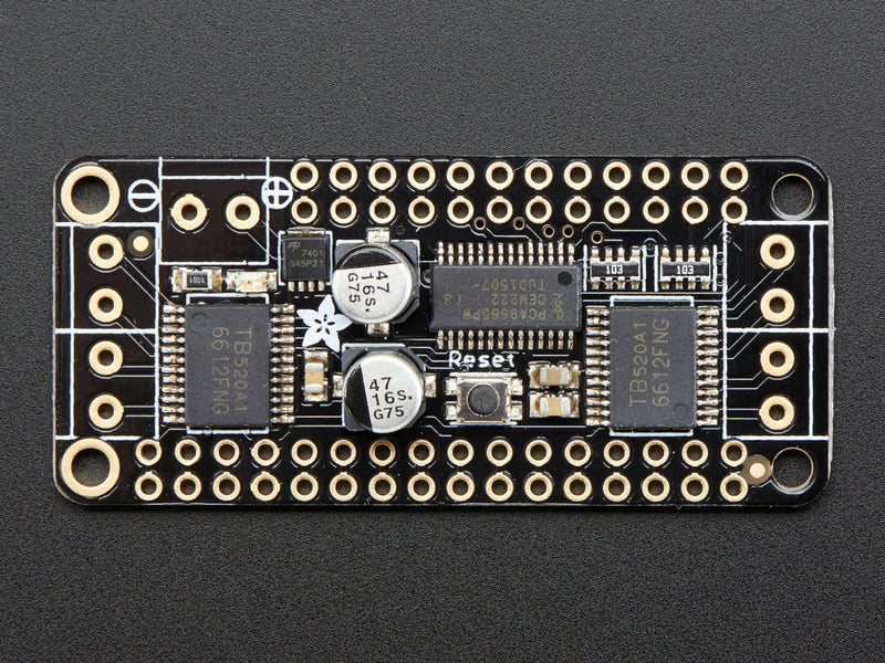 DC Motor + Stepper FeatherWing Add-on For All Feather Boards