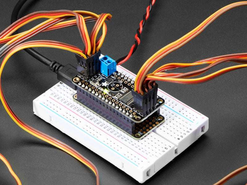 8-Channel PWM or Servo FeatherWing Add-on For All Feather Boards