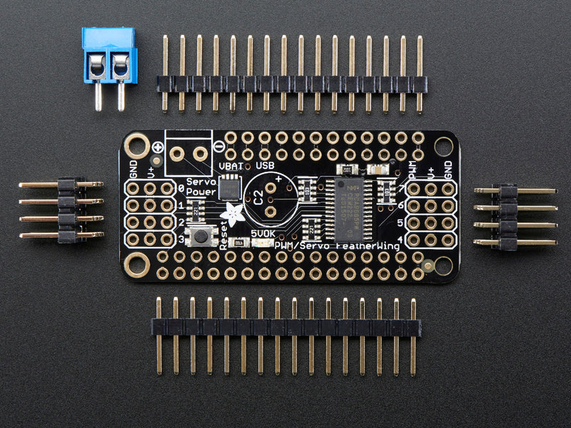 8-Channel PWM or Servo FeatherWing Add-on For All Feather Boards