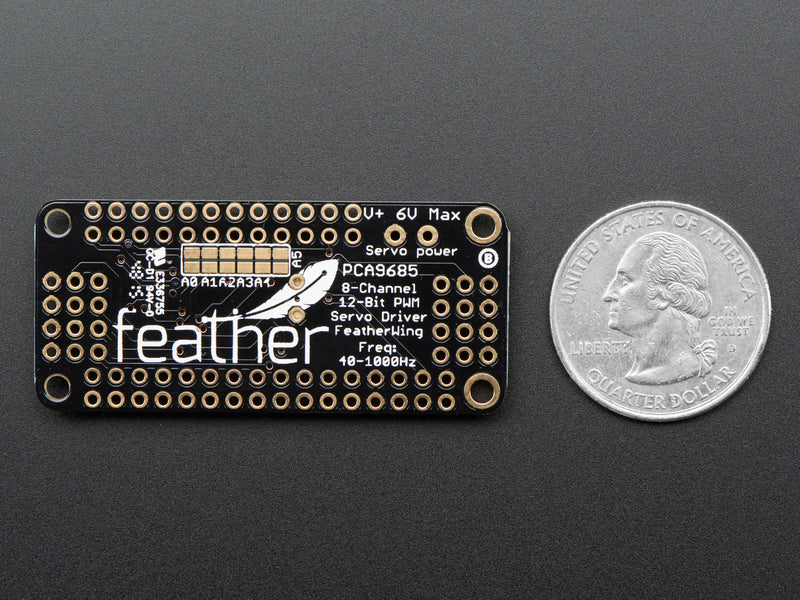 8-Channel PWM or Servo FeatherWing Add-on For All Feather Boards